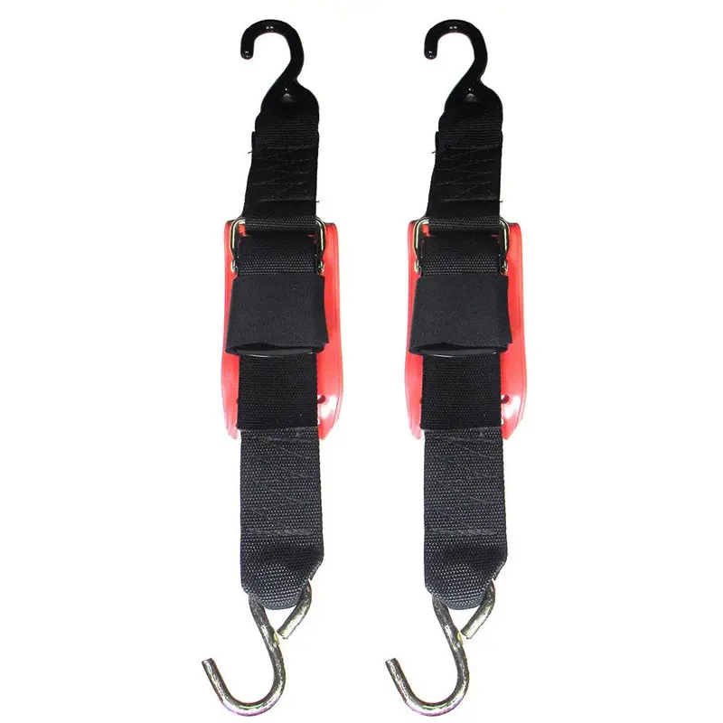 Quick-Release Trailer Strap With Vinyl Padding – 2" Width × 2' Length – Dual Pack [Qrtd2Vp] 1