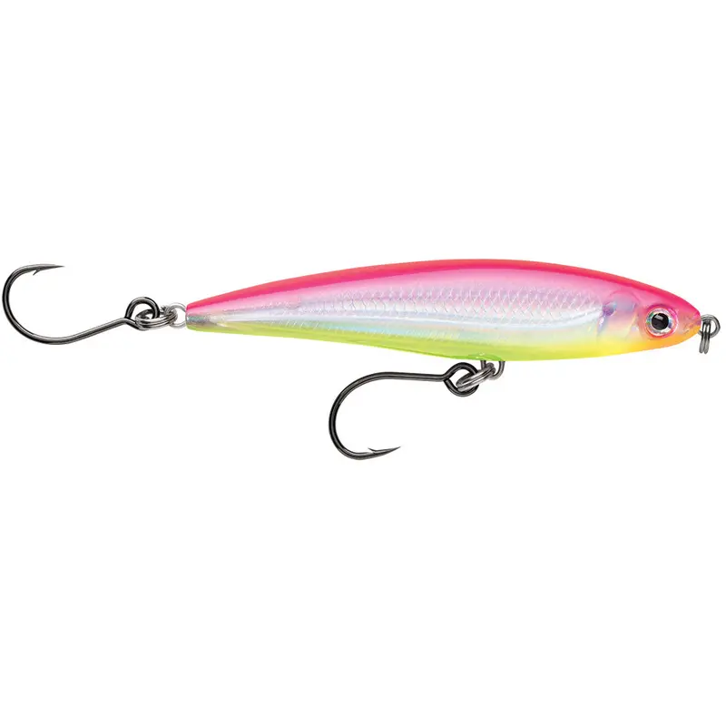 Rapala X-Rap Twitchin Minnow – 4" Electric Chicken Finish 1