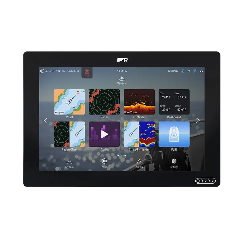 Raymarine Axiom 2 Rv 12-Inch Chartplotter & Fishfinder With Realvision 3D Sonar And North America Charts (Includes Rv-100 Transducer) 1