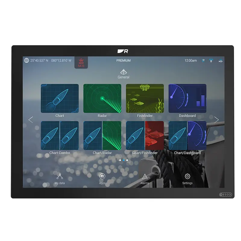 Raymarine Axiom 2 Xl 24-Inch Multifunction Display – Touchscreen Chartplotter With Sonar – E70664 1
