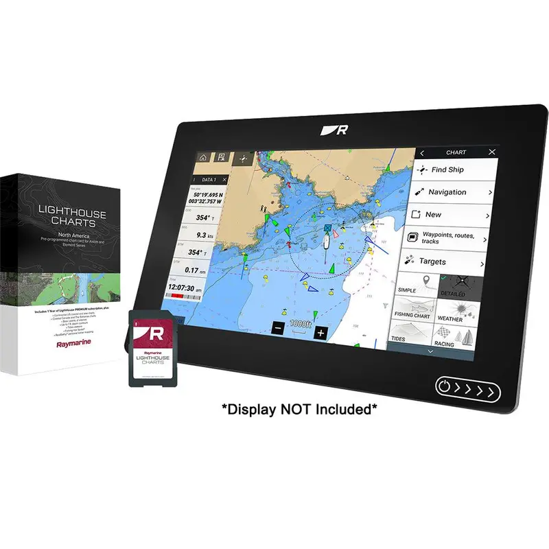 Raymarine Lighthouse Chart Update – Official North America Coverage (Microsd Card) 1