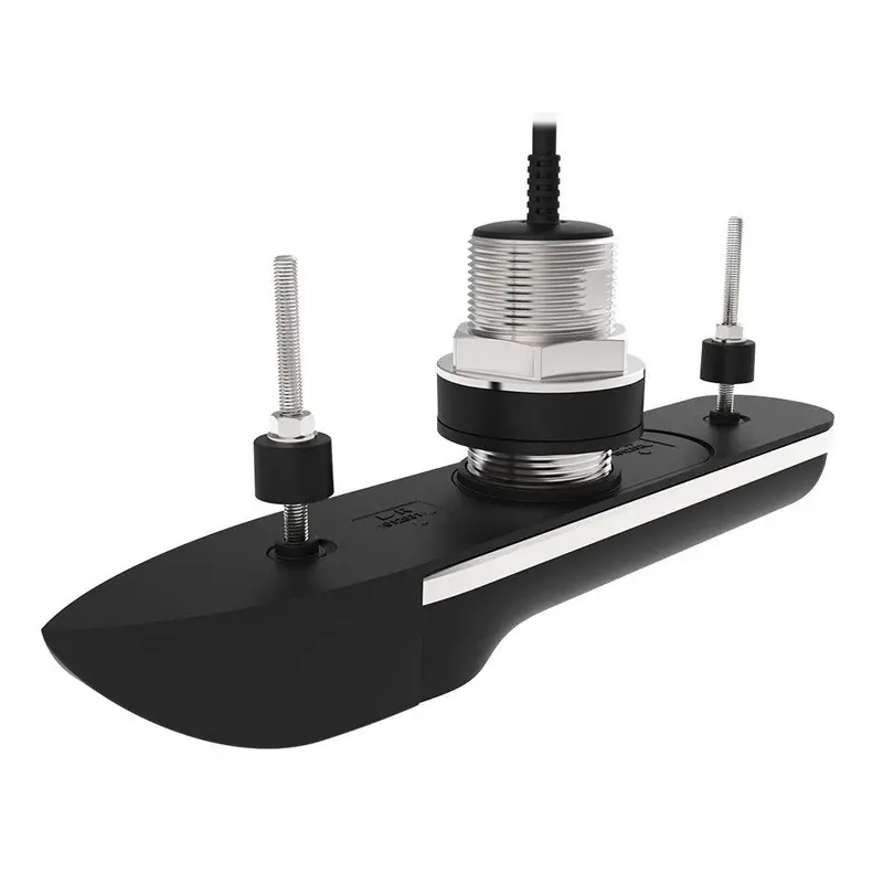 Raymarine Rvm-400 Stainless Steel Thru-Hull Transducer – Flat (0°) Deadrise, 8-Meter Cable 1