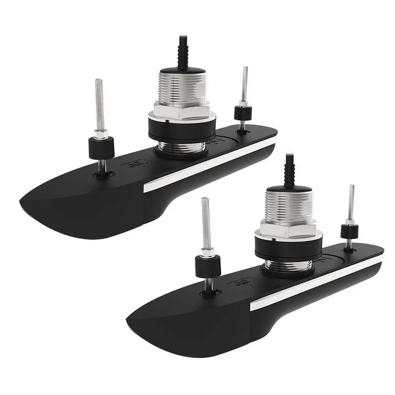 Raymarine Rvm-420 Stainless Steel Thru-Hull Transducer Pair – 20° Deadrise Angle, 10-Meter Cable 1