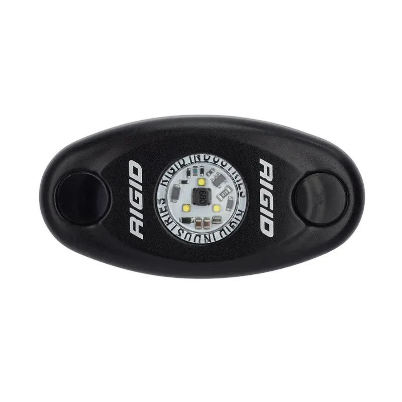 Rigid A-Series Single High-Power Led Light – Black Housing, Cool White Output 1