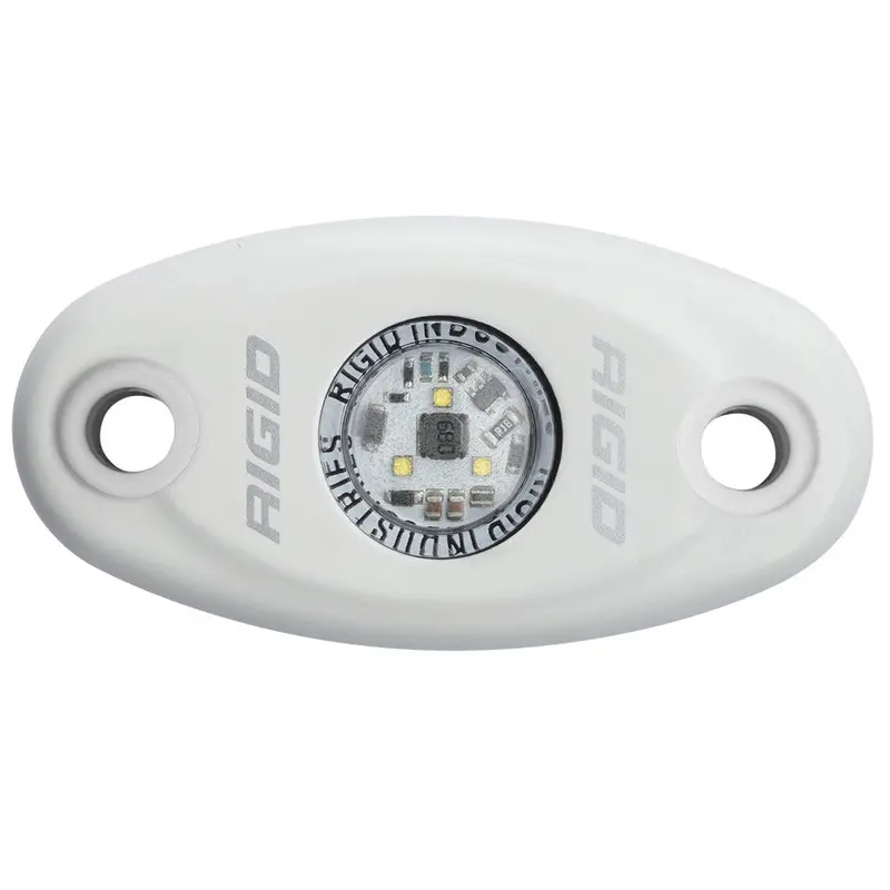 Rigid A-Series Single Low-Power Led Light – White Housing, Natural White Output (480143) 1