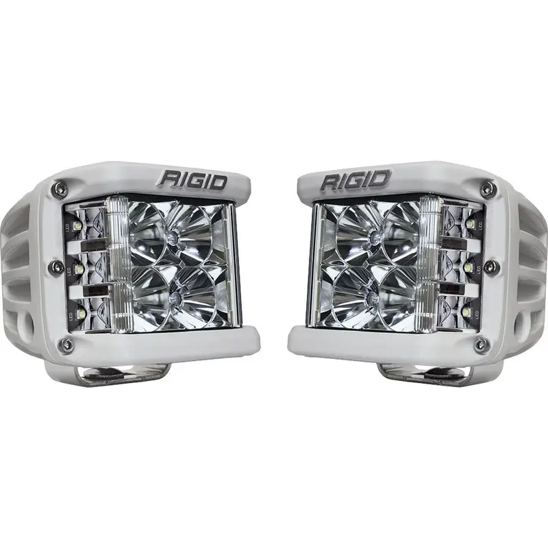 Rigid D-Ss Series Pro Flood Led Surface-Mount Light Pair – White Finish [862113] 1