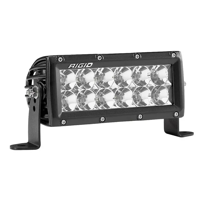 Rigid E-Series Pro 6-Inch Flood Led Light – Compact Black Fixture (106113) 1