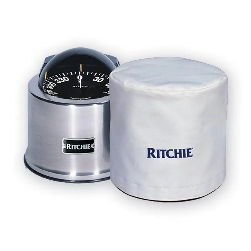 Ritchie Gm-5-C White Binnacle-Mount Compass Cover For Globemaster Series 1