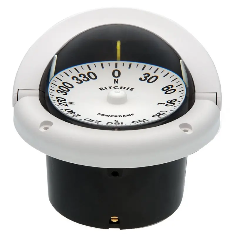 Ritchie Hf-742W White Flush-Mount Helmsman Compass For Standard Helm Stations 1