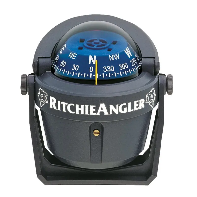 Ritchie Ra-91 Gray Bracket-Mount Ritchieangler Compass For Dash Or Console Use 1