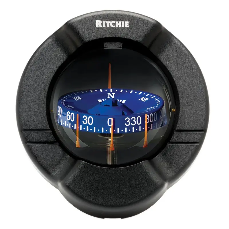 Ritchie Ss-Pr2 Supersport Dash-Mount Compass – Sleek Black Housing, High-Accuracy Readings 1