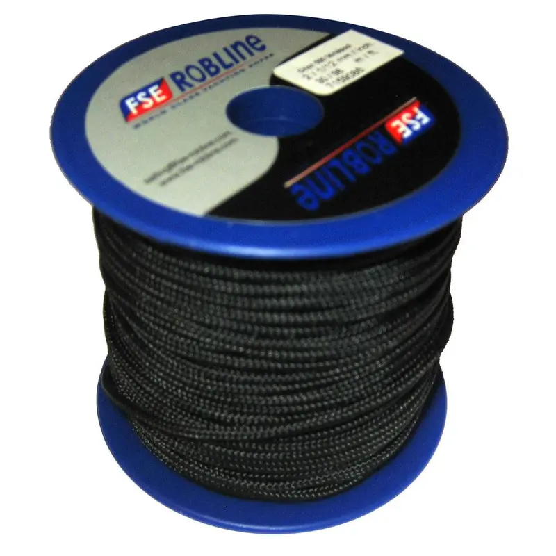 Robline Orion 500 Mini-Reel – 2Mm Black Cord, 30-Meter Length – Mr-2Blk 1