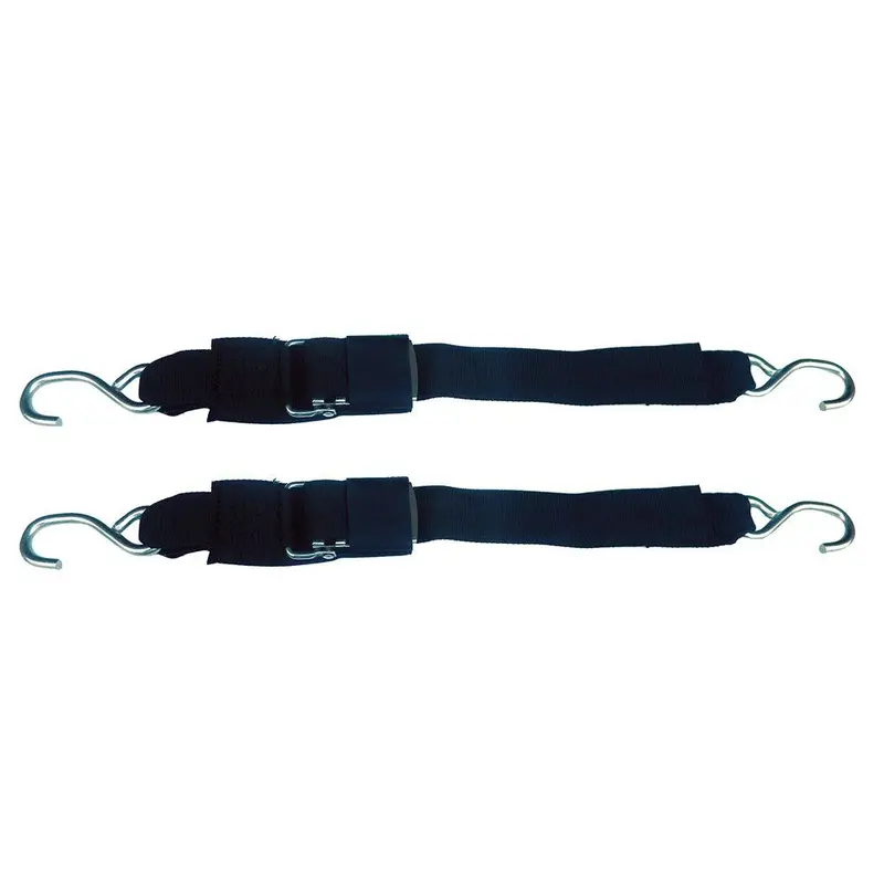 Rod Saver 2" X 3" Stainless Steel Transom Tie-Down – Quick-Release Pair 1