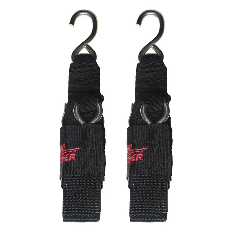 Rod Saver 2" X 4" Deluxe Stainless Steel Transom Tie-Down – Heavy-Duty Pair 1