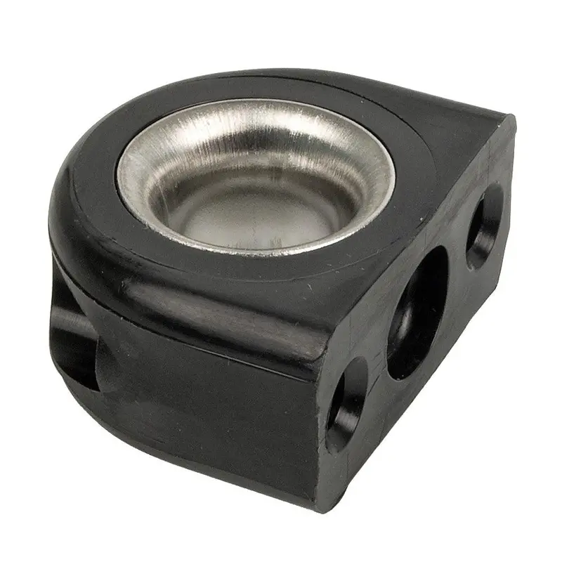 Ronstan Rf59 Stainless-Lined Fairlead – 14Mm Id, Black Anodized Housing 1