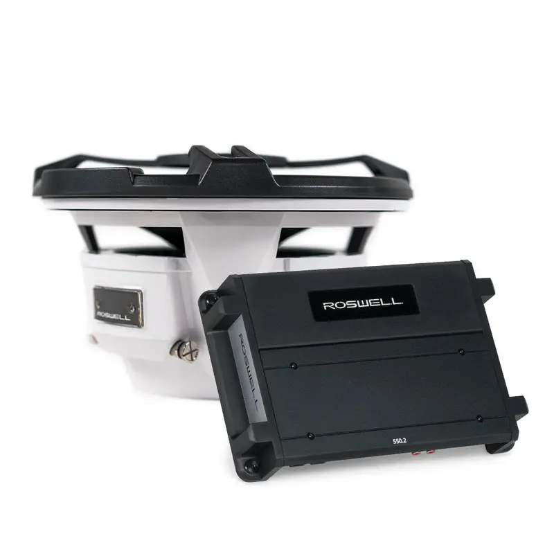 Roswell C920-2552 Rma 10-Inch Marine Subwoofer Package – Black Enclosure, Optimized Bass 1