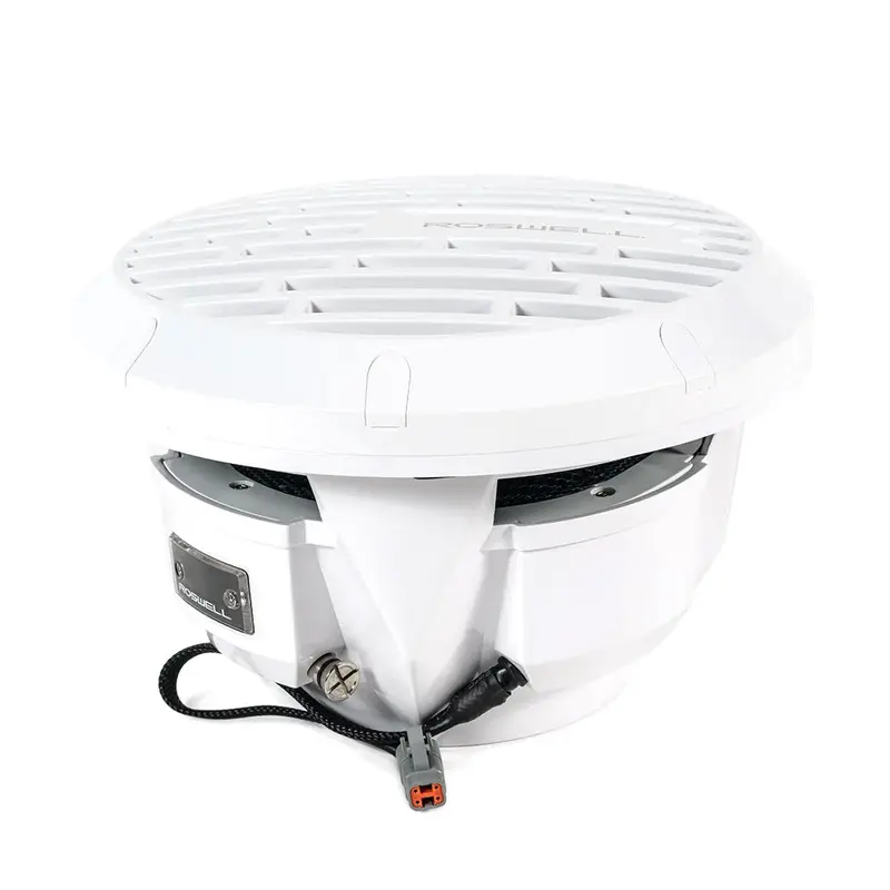 Roswell R1 10-Inch White Marine Subwoofer – 250W Rms / 500W Peak Output (Model C920-1800) 1