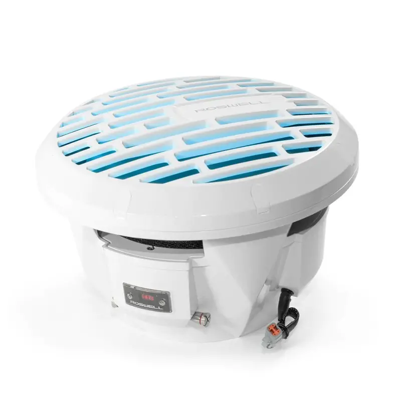 Roswell R1 12-Inch Marine Subwoofer – White Finish, 500W Rms / 1000W Peak [C920-1810] 1