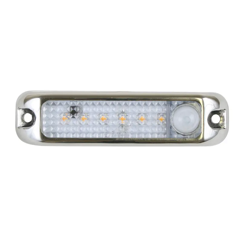 Scandvik 4-Inch Motion-Sensor Locker Light – Stainless Steel, 10–30V Dc [41746P] 1
