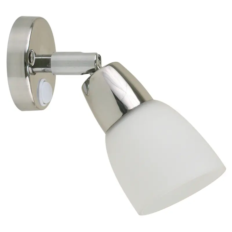 Scandvik Stainless Steel Reading Light With Frosted Glass Shade – 10–30V Dc [41365P] 1