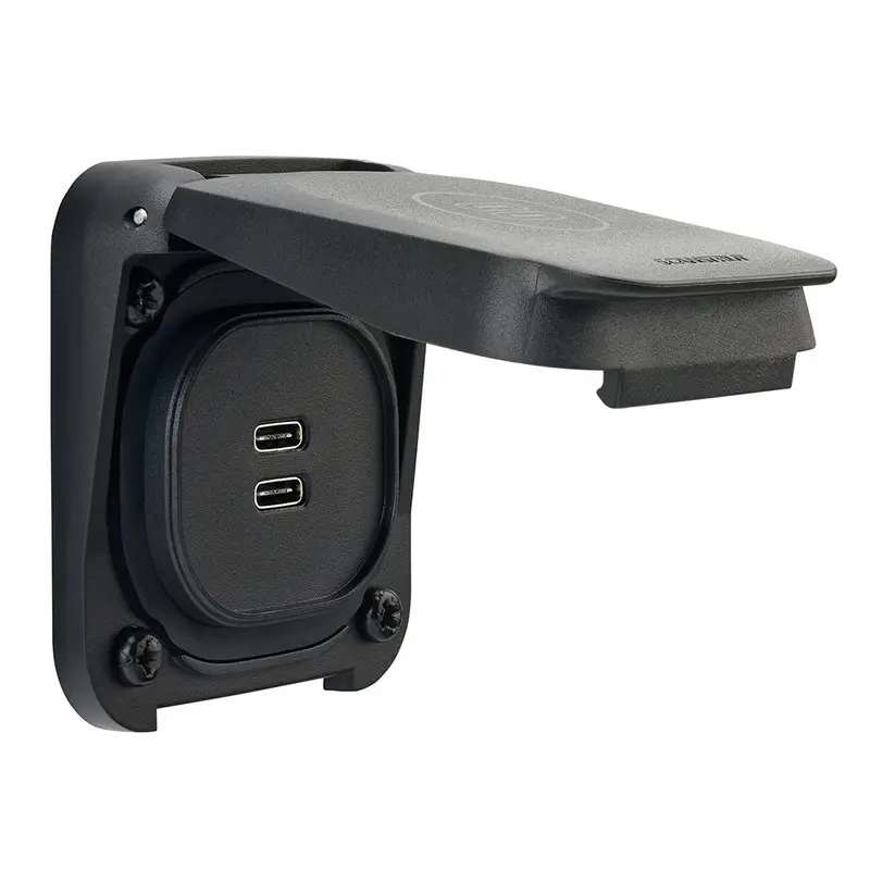 Scanstrut Ventura Dual Usb-C Marine Charging Socket – Compact Flush Mount 1