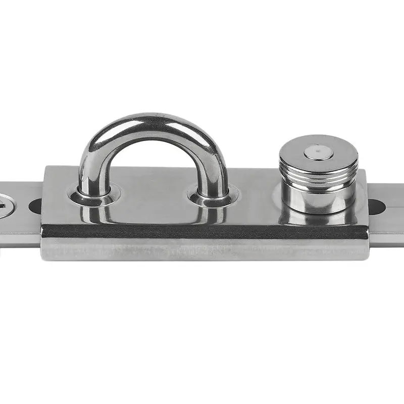 Schaefer 1-1/4" Stainless Steel T-Track Slider With Eye Slide And Lined Bearing (72-49) 1