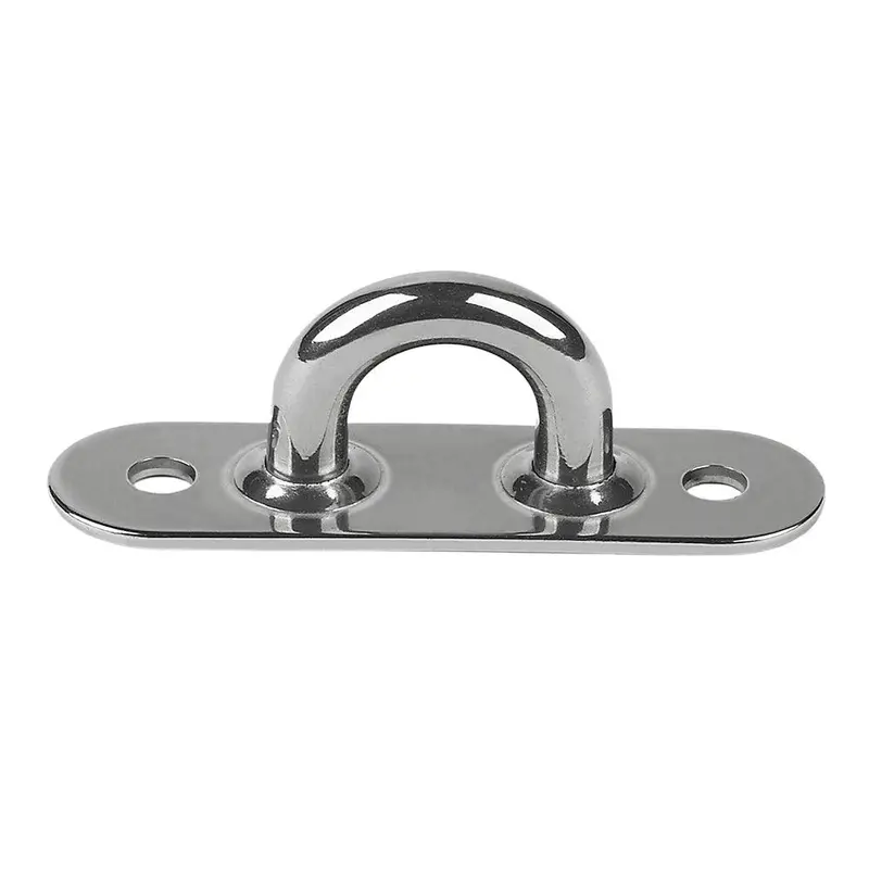 Schaefer 78-05 Stainless Steel Welded Pad Eye – 2.25"L × 0.625"W 1