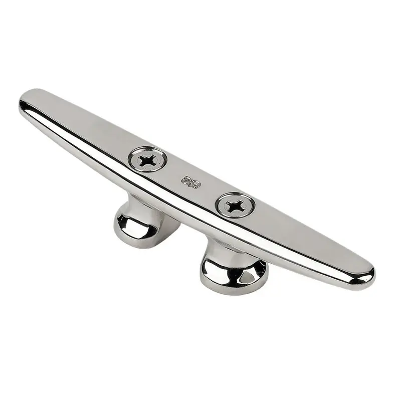Schaefer 8-Inch Stainless Steel Deck Cleat – High-Strength Mounting [60-200] 1