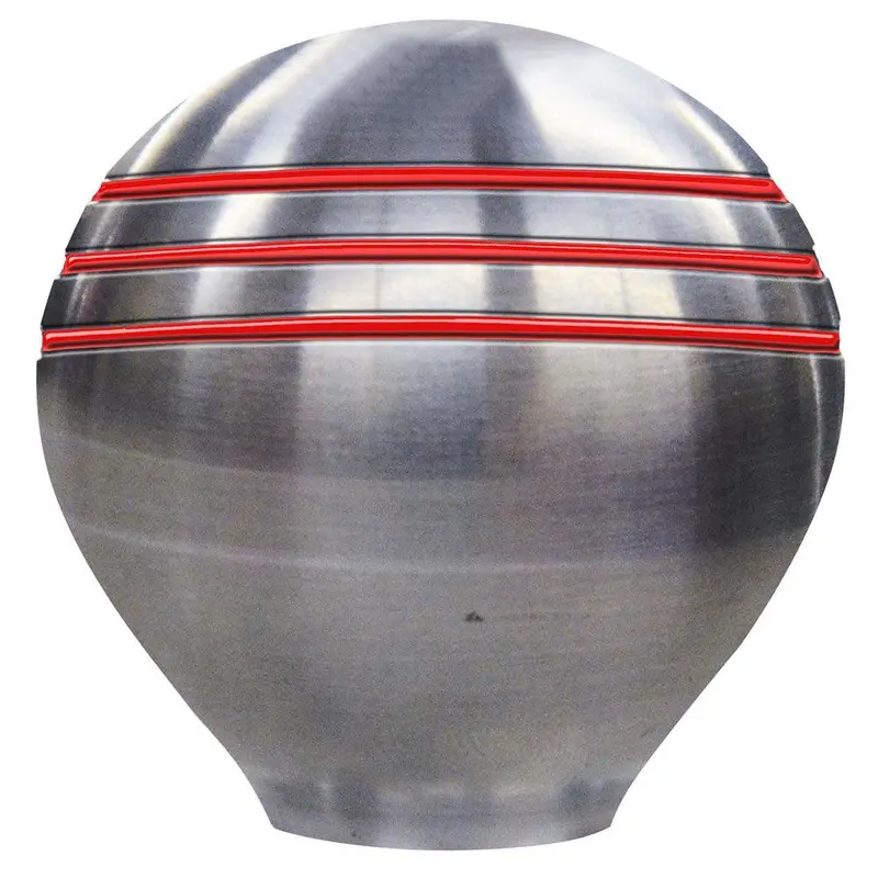 Schmitt Marine 1-1/2" Red-Grooved Throttle Knob – Precision Fit Marine Handle [50020] 1