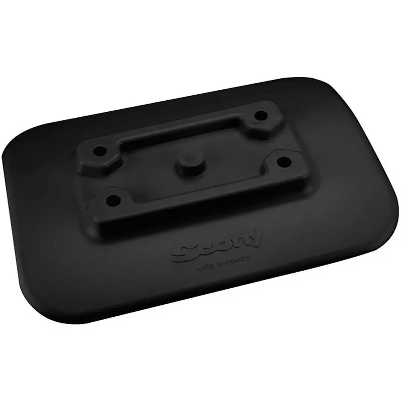 Scotty 341-Bk Glue-On Mounting Pad For Inflatable Boats – Black [341-Bk] 1