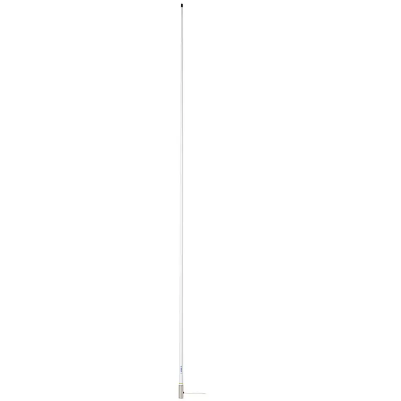 Scout 8-Foot White Offshore Vhf Antenna – 6Db Gain, Heavy-Duty Stainless Ferrule, 6-Meter Rg-8X Cable, Pl-259 Connector, Ks-43 Mount 1