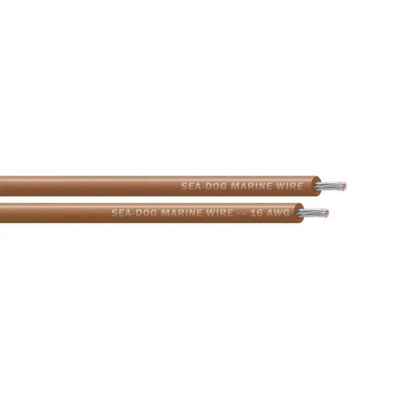Sea-Dog 16 Awg Tan Primary Wire – 250-Foot Spool – Part 8016124 1