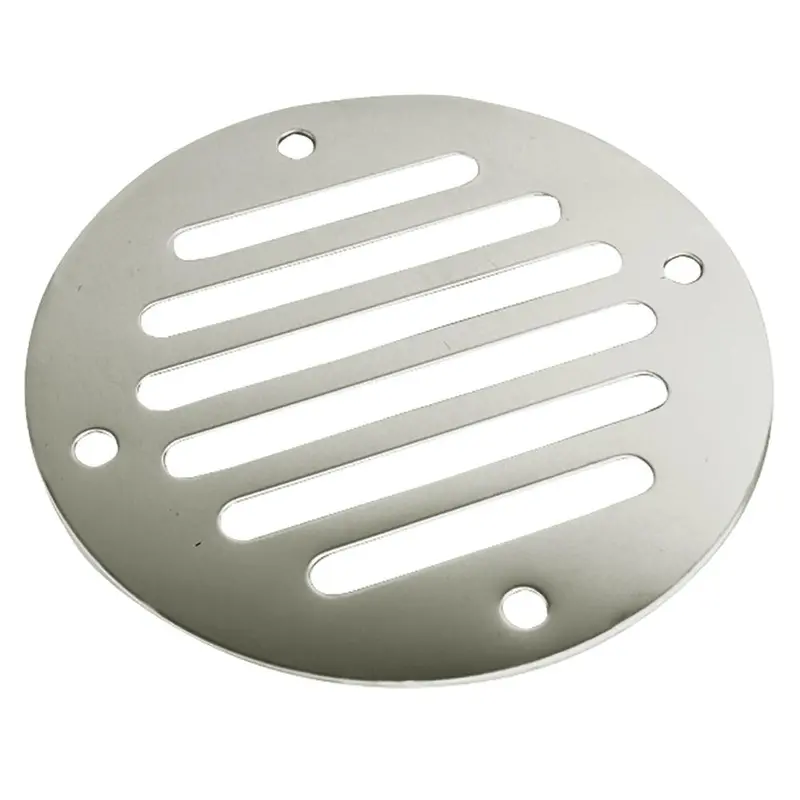 Sea-Dog 3-1/4" Stainless Steel Drain Cover With Center Hole 1