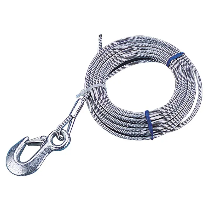 Sea-Dog 3/16" X 20-Foot Galvanized Winch Cable – High-Tensile Strength 1