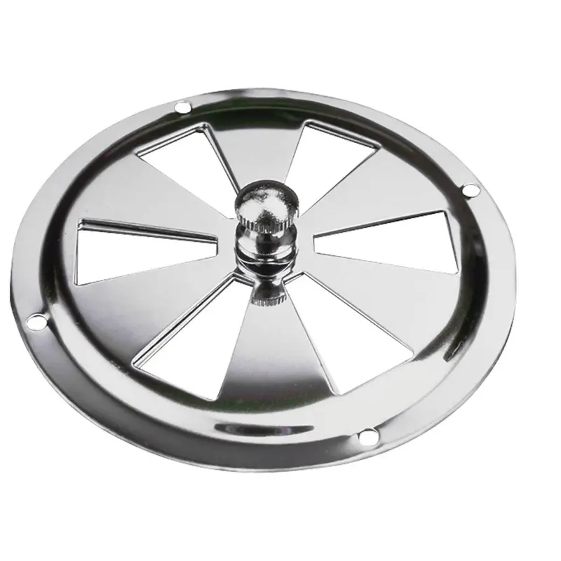 Sea-Dog 4-Inch Stainless Steel Butterfly Vent With Center-Actuated Knob 1