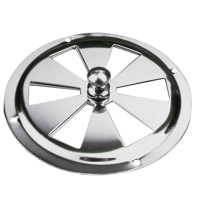 Sea-Dog 5-Inch Stainless Steel Butterfly Vent With Center-Actuated Knob 1