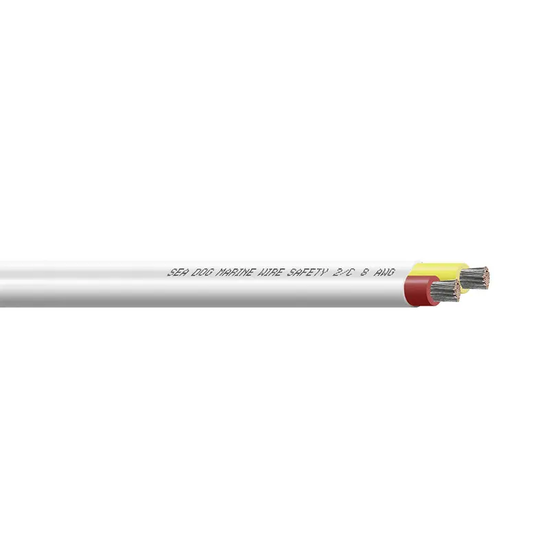 Sea-Dog 8/2 Awg Red/Yellow Flat Duplex Safety Wire – 100-Foot Coil [8008222] 1