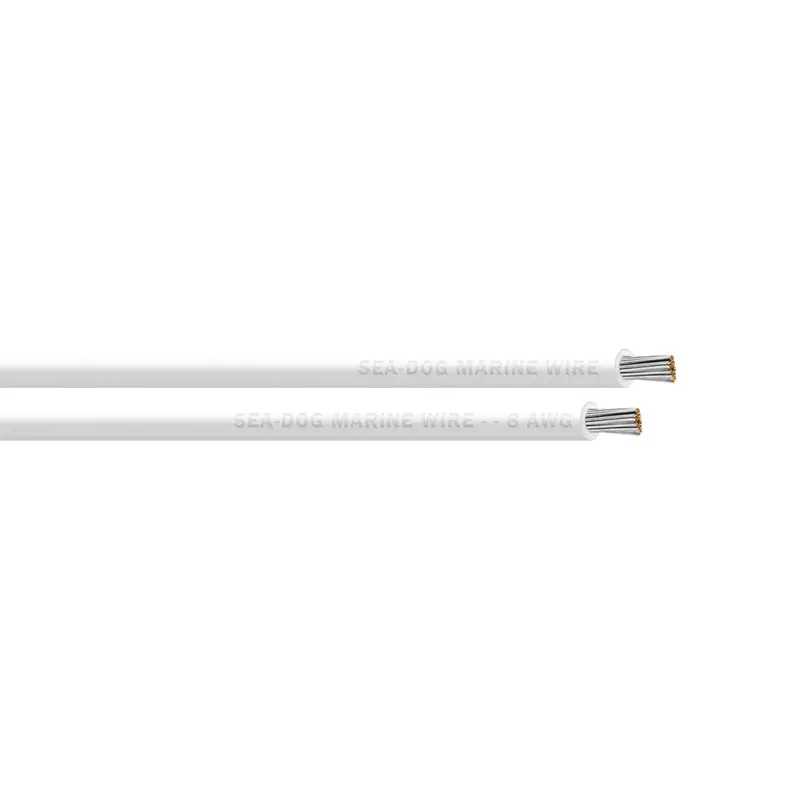Sea-Dog 8 Awg White Marine Primary Wire – 250-Foot Spool [8008054] 1