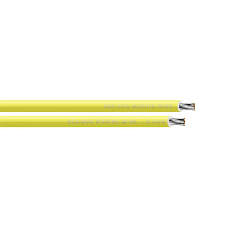 Sea-Dog 8 Awg Yellow Primary Wire – 25-Foot Spool 1