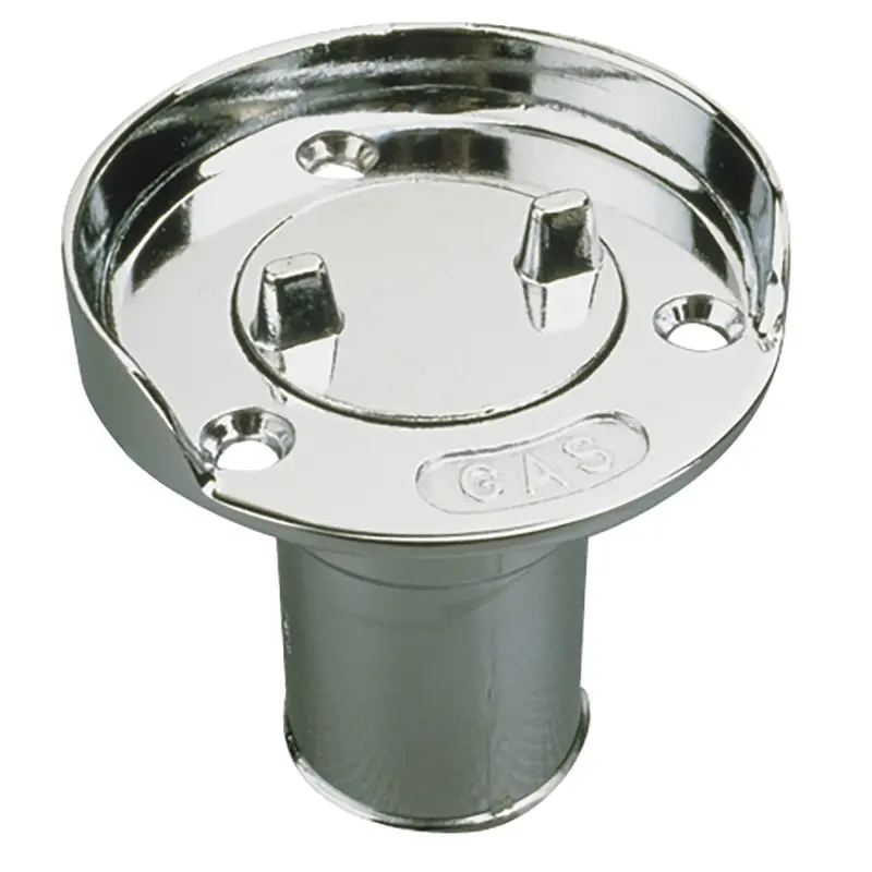 Sea-Dog Die-Cast Zinc Chrome Hose Deck Fill With Splash Guard 1