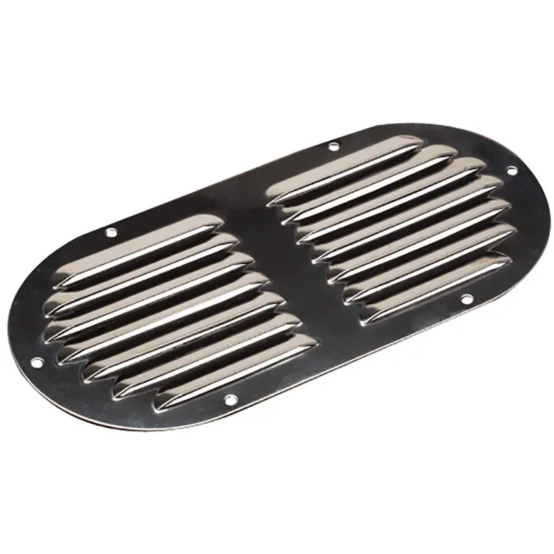 Sea-Dog Oval Stainless Steel Louvered Vent – 9-1/8" X 4-5/8" 1