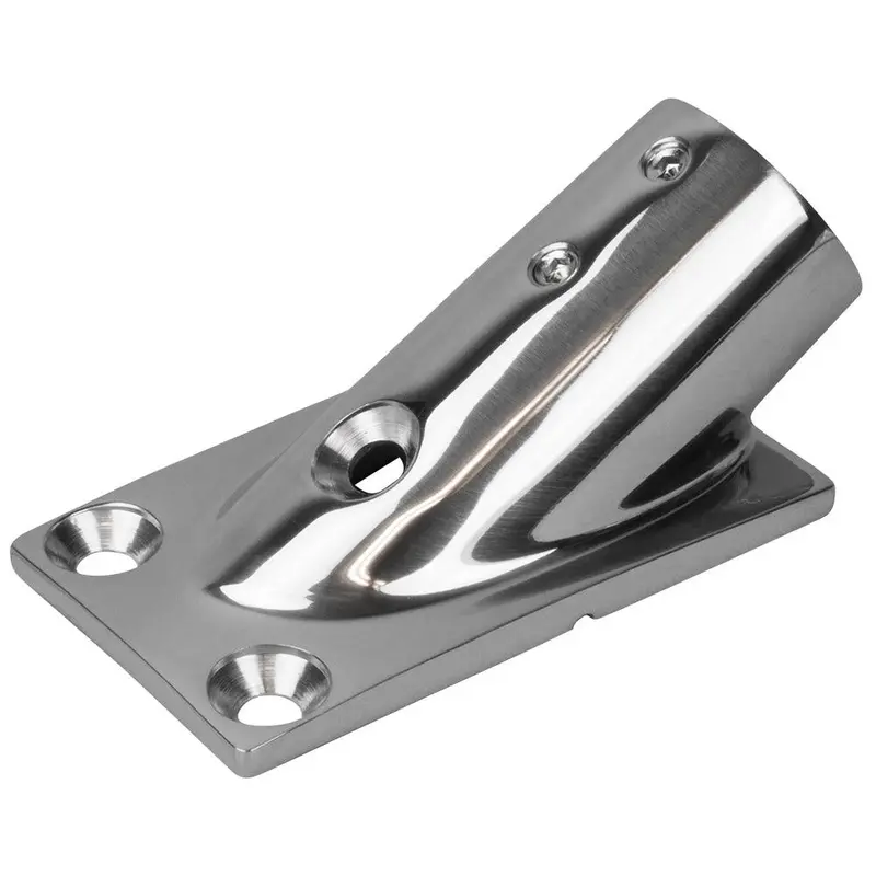 Sea-Dog Rectangular Rail Mount Base – 316 Stainless Steel, 7/8" Od (Model 281300-1) 1