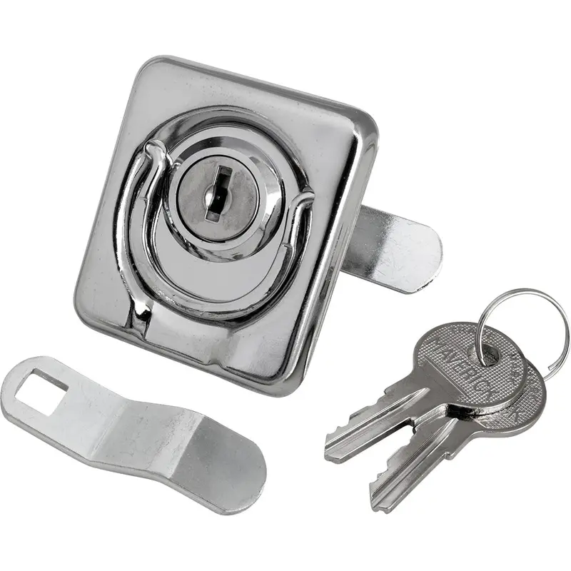 Sea-Dog Surface-Mount Locking Ring Pull — 304 Stainless Body With Zinc Lock [221831-1] 1