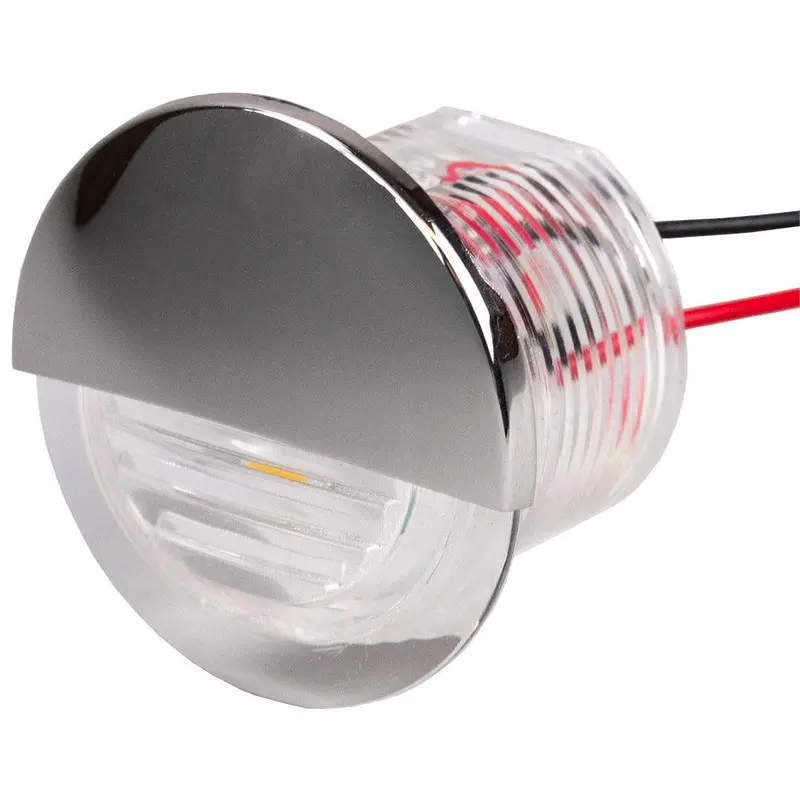 Sea-Dog White Round Flush-Mount Led Courtesy Light – Low-Profile Cabin Lighting [401270-1] 1