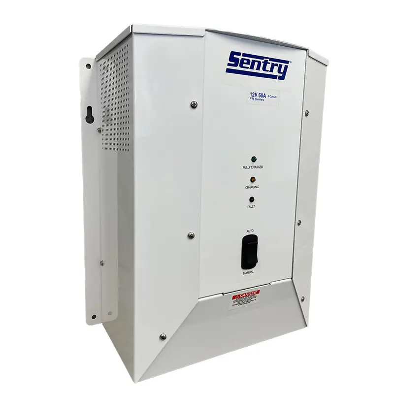 Sentry 12V Marine Battery Charger – 60A Triple-Bank, Dual-Voltage Input 1