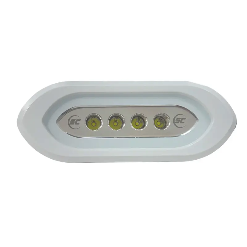 Shadow-Caster Flush-Mount Spreader Light – White Housing, White Led [Scm-Slf4X-Gw-Wh] 1