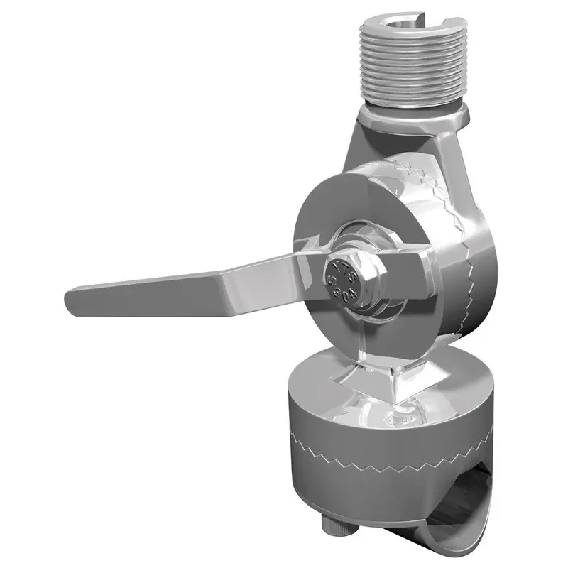 Shakespeare 4188-Sl Ratchet Rail Mount For 1–1.5-Inch Tubular Rails 1