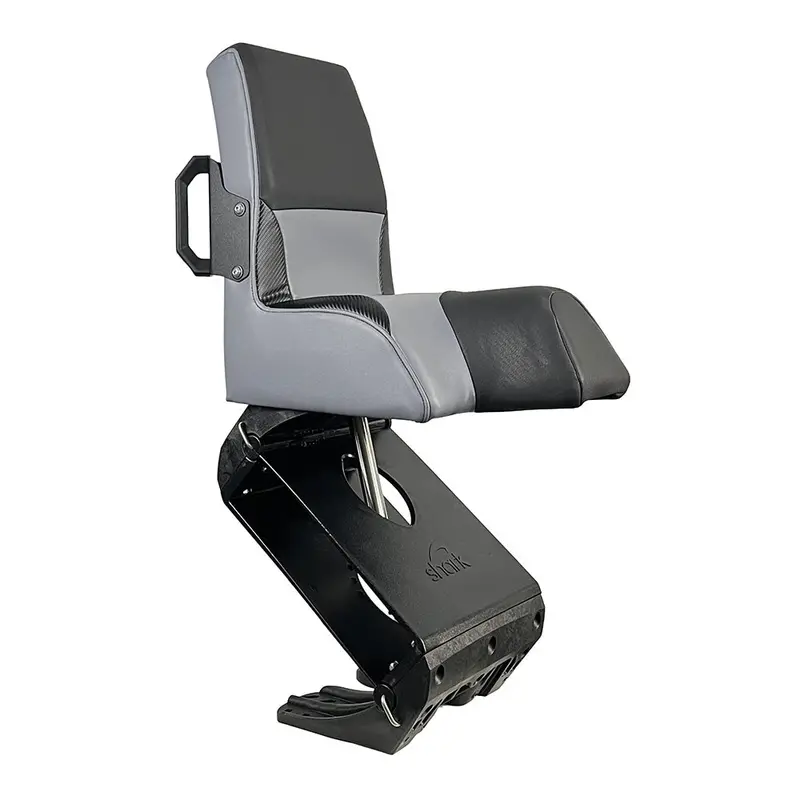 Shark Epic Grey Vinyl Seat With Flex Suspension & Standard Handle – Model Feax1000G 1