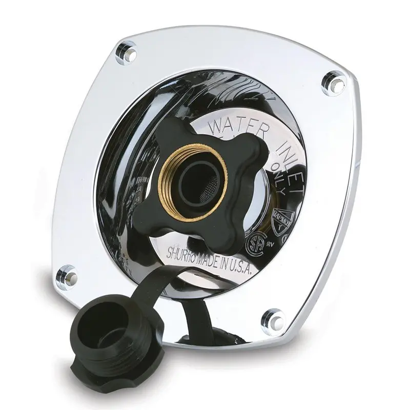 Shurflo Pentair Wall-Mount City Water Pressure Reducer – Chrome Finish [183-029-14] 1