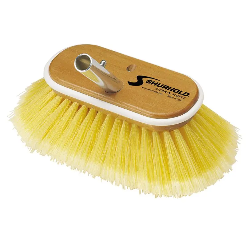 Shurhold 6-Inch Soft Polystyrene Deck Brush – Light-Duty Scrubbing & Detailing [960] 1